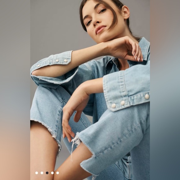 NWT MOTHER jeans Insider Crop Step Frey Limited Edition Wash Size 27 - Picture 4 of 16